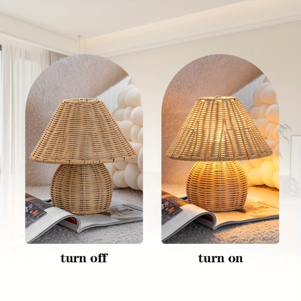 Noya Rattan Table Lamp Home Decor | Kalsten