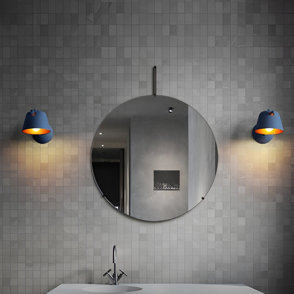 Metal Wall Sconce – Nordic Hat Style Matte Iron E27 (15x28cm) | Kalsten