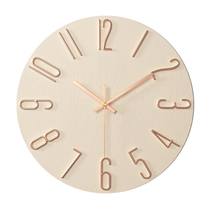 Noble Wall Clock – Modern & Silent Clock for Living Room | Kalsten