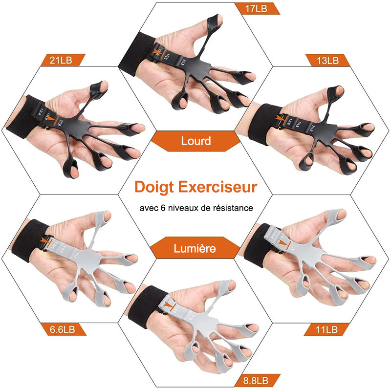 Silicone finger exercise trainer | Kalsten