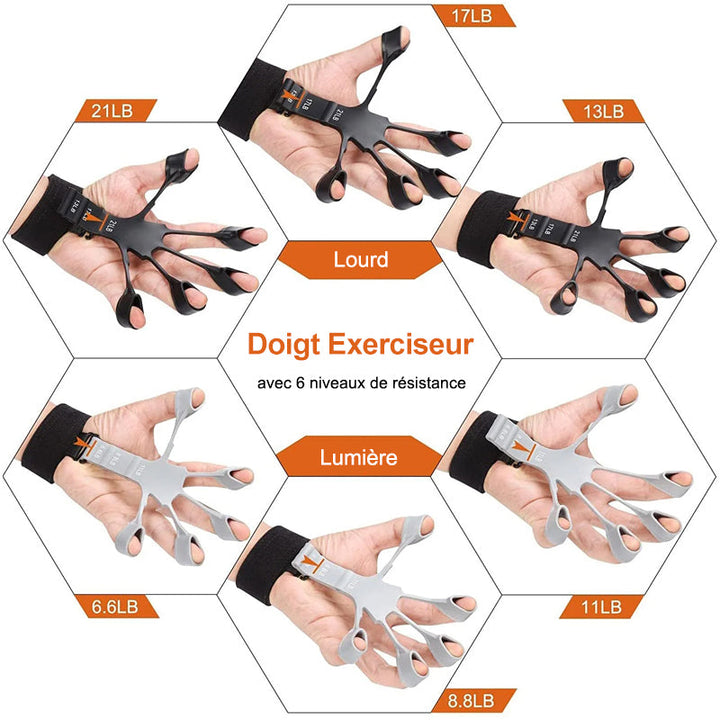 Silicone finger exercise trainer | Kalsten
