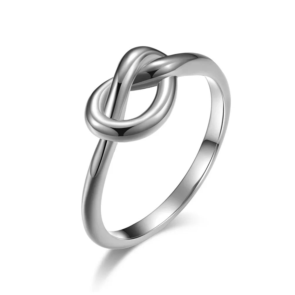 Kalsten | Dainty Heart Knot Bond Ring