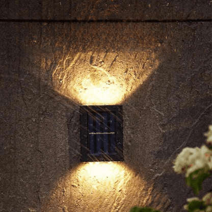 Skanto | Solar Wall Light | Wireless Weatherproof LED Lighting | Warm White