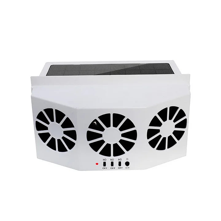 The New Solar Car Cooling Artifact [air circulation exhaust fan] | Kalsten