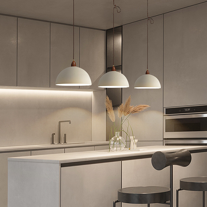 Nordic Light Luxury White Hanging Light For Kitchen | Kalsten