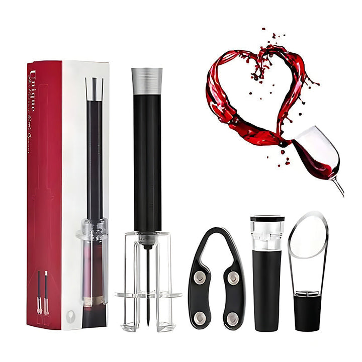 Air Pump Corkscrew Wine Opener Set