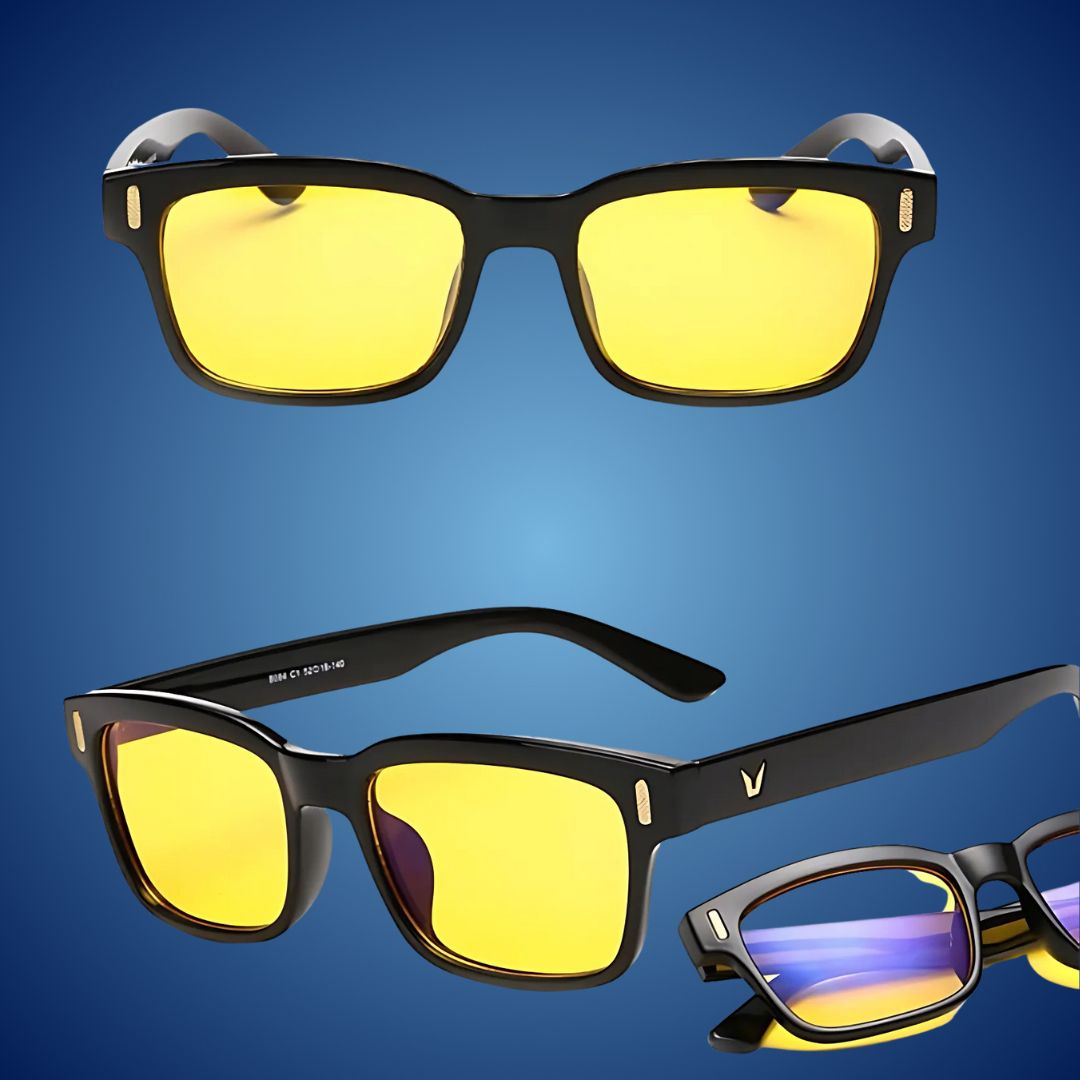 EyeShield Pro Blue Light Blocking Computer Glasses | With UV Protection - Reduces Eye Strain - Improves Sleep Quality - Relieves Eye Fatigue Kalsten