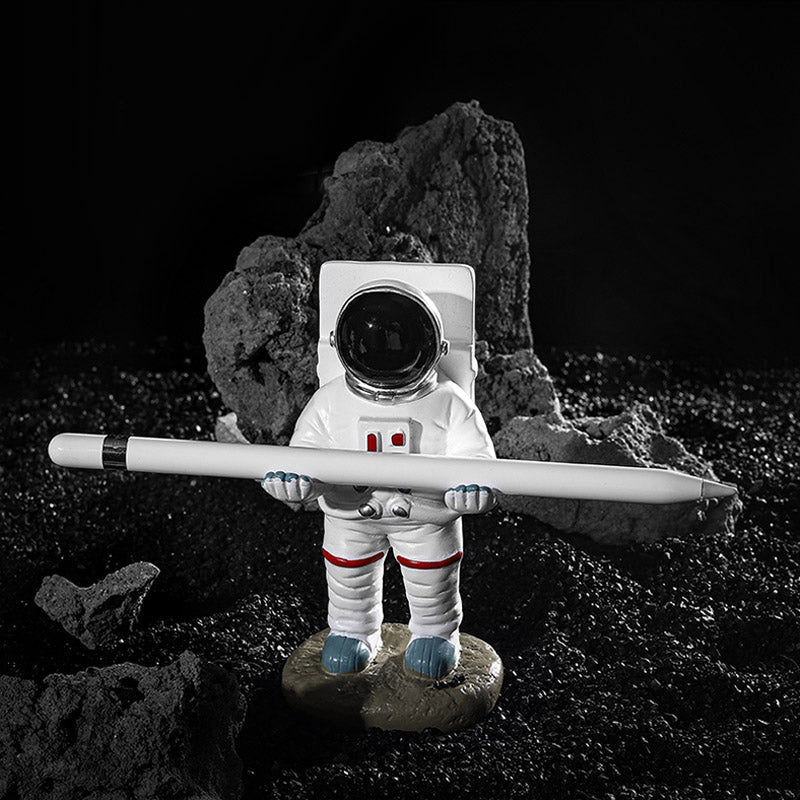 Support for Mobile Phone or Pen in Astronaut Decorations | Kalsten