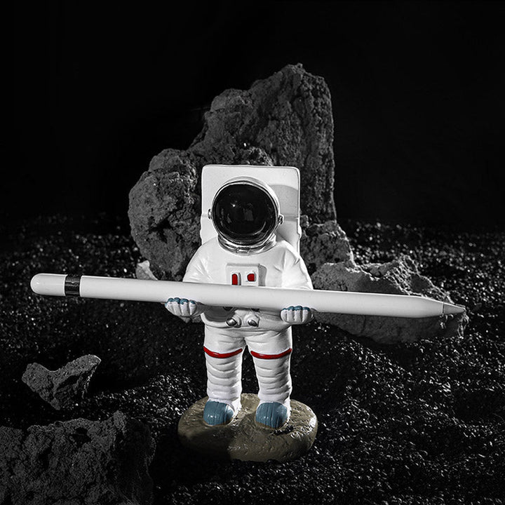 Support for Mobile Phone or Pen in Astronaut Decorations | Kalsten
