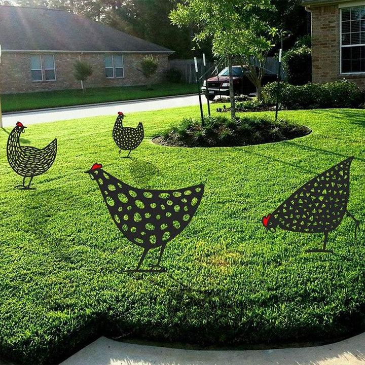 Kalsten | Simulated Chicken Ornament for the Garden