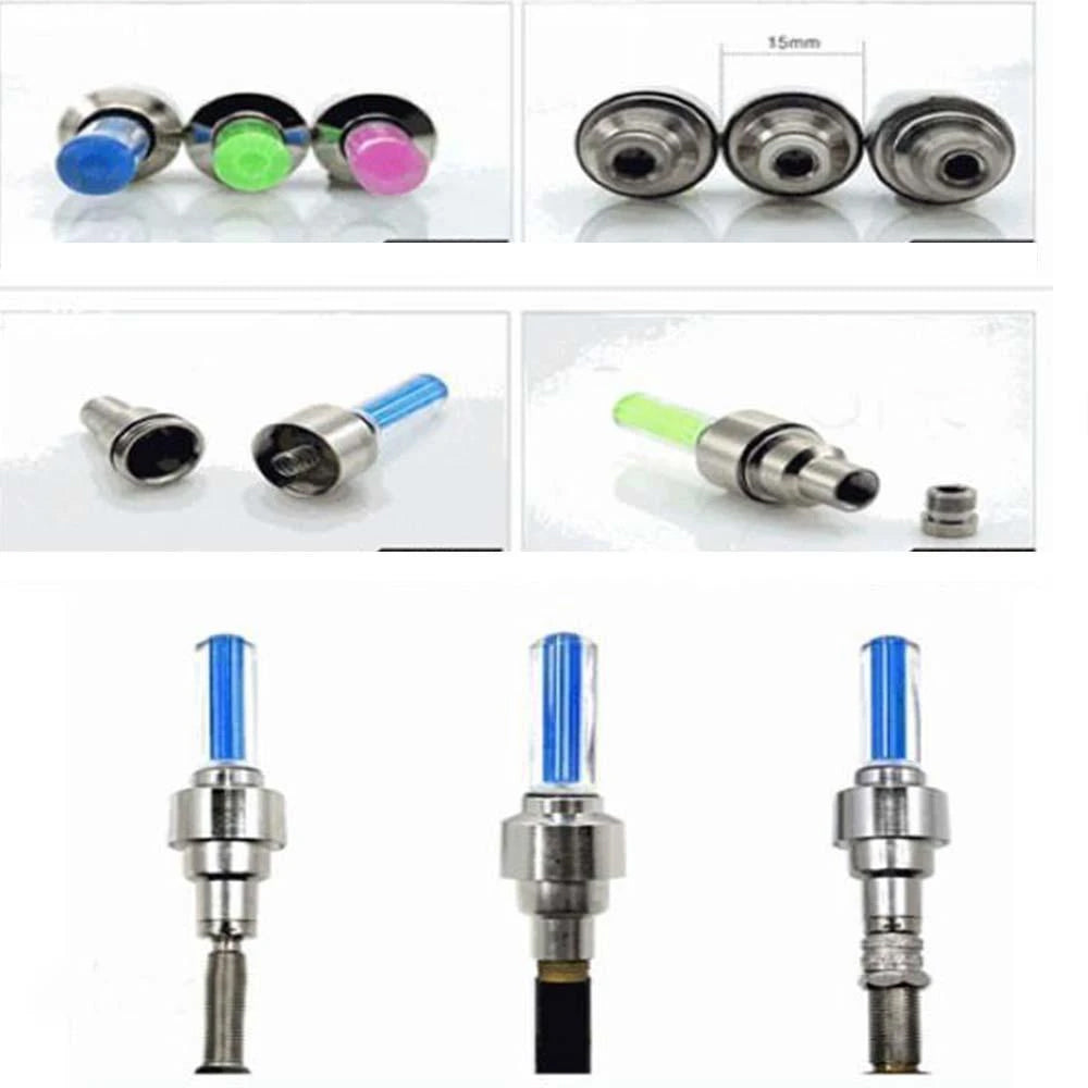 LED Light Valve Cap for Bicycle Wheel | Kalsten