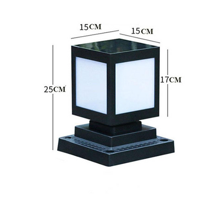 Skanto | Square Solar LED Garden Lamp – Decorative Outdoor Lighting for Paths and Patios
