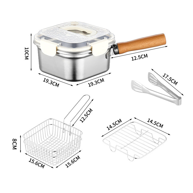 CrispEase Stainless Steel Deep Fryer — Enjoy crispy, healthy meals everywhere at any time completely stress-free! | Kalsten