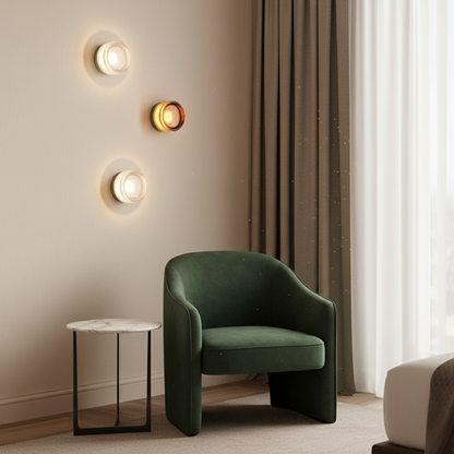 Rondel Textured LED Wall Sconce