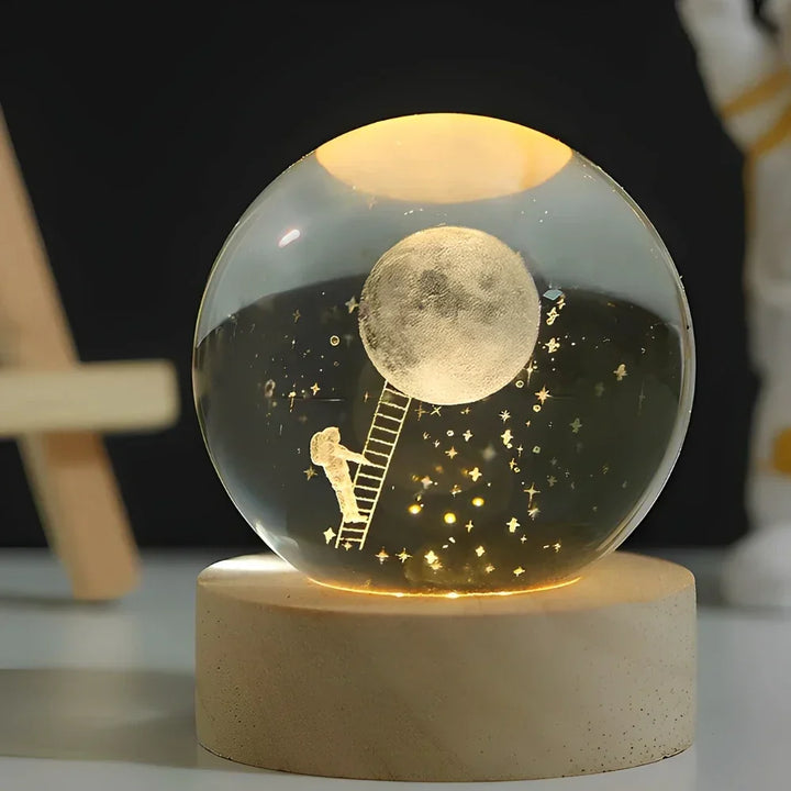 3D Crystal Ball LED Night Light Kalsten