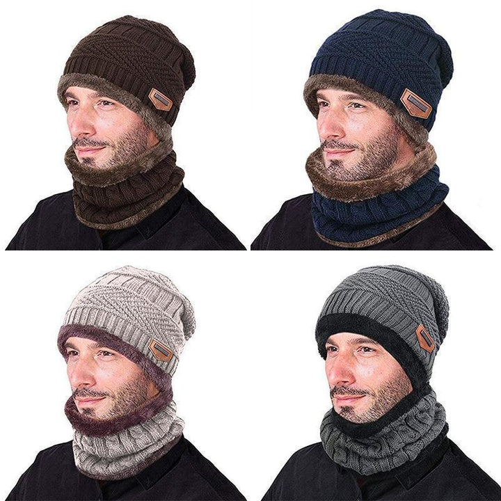 Winter Hat with Scarf Set