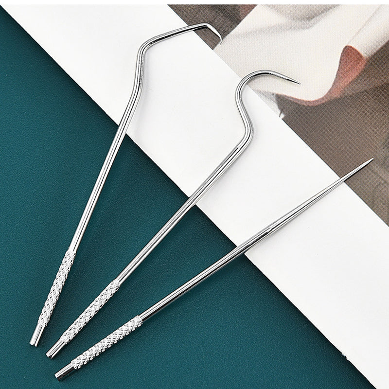 Toothpick set made of stainless steel (7 pieces) | Kalsten