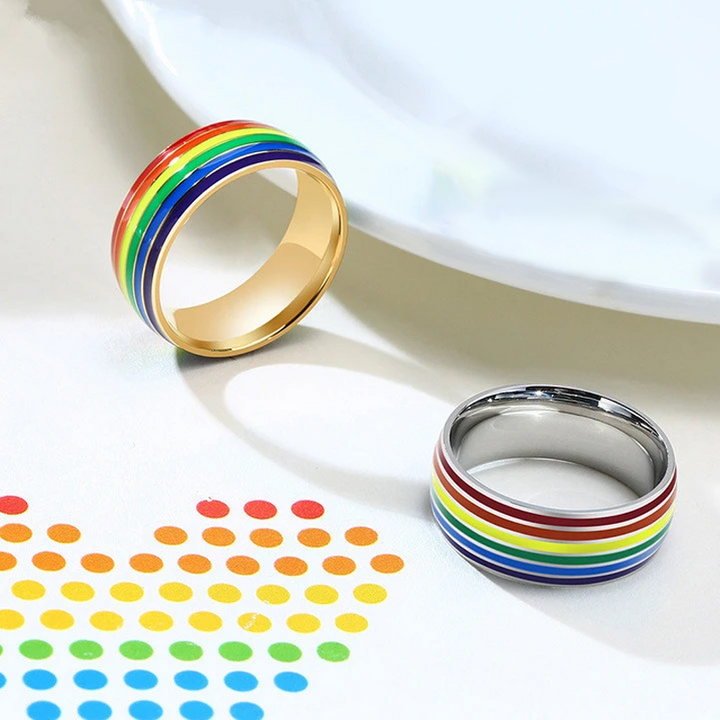 Kalsten | Titanium Rainbow Ring