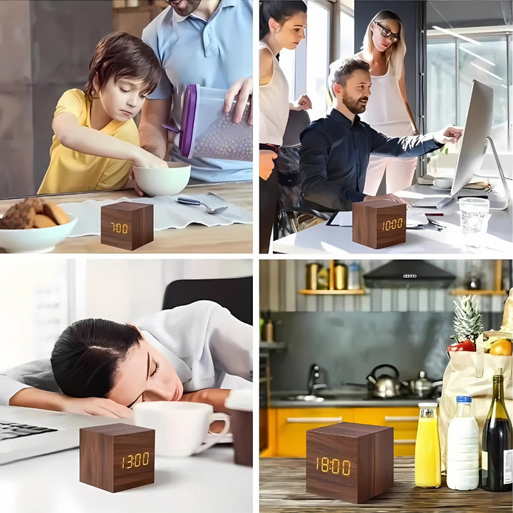 Kalsten | Modern Cube LED Alarm Clock