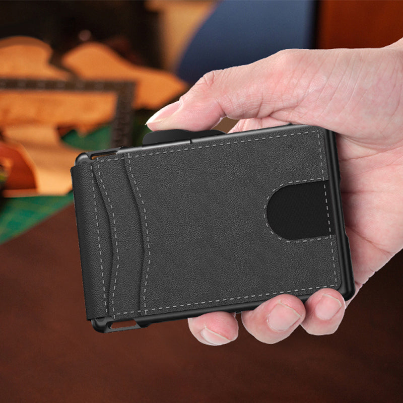 Kalsten | Men's Business Style PU Leather Card Slots for AirTag