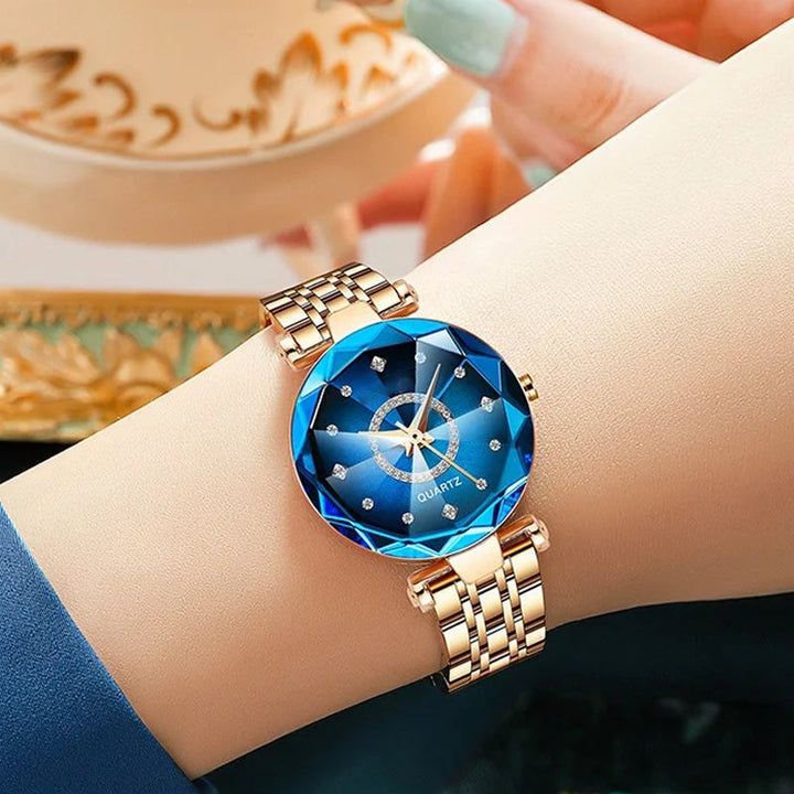 Kalsten | Starry Diamond Dial Ladies Waterproof Watch