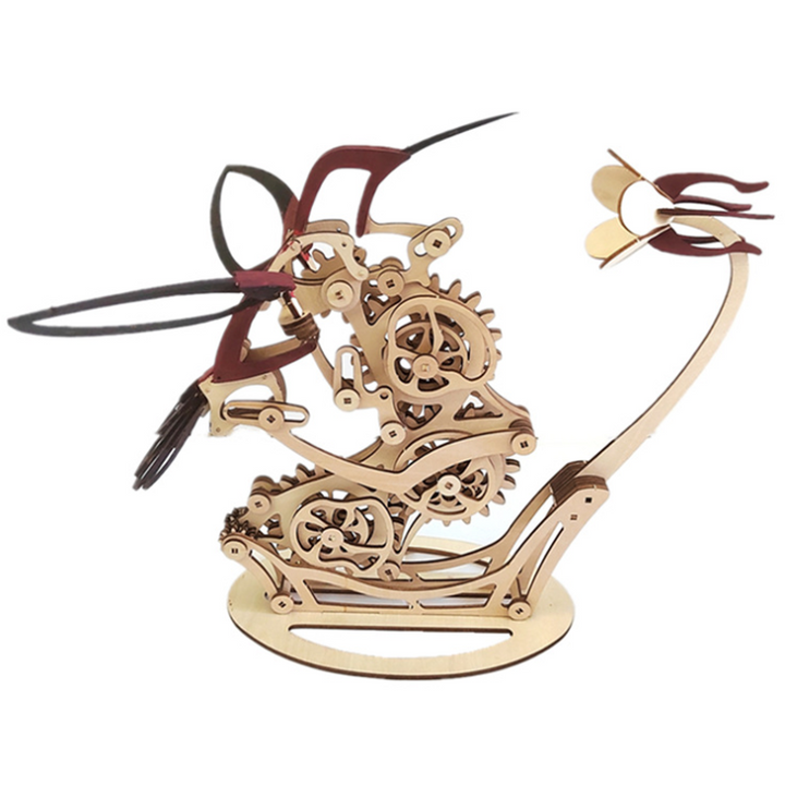 Kalsten | Wood Kinetic Hummingbird Sculpture