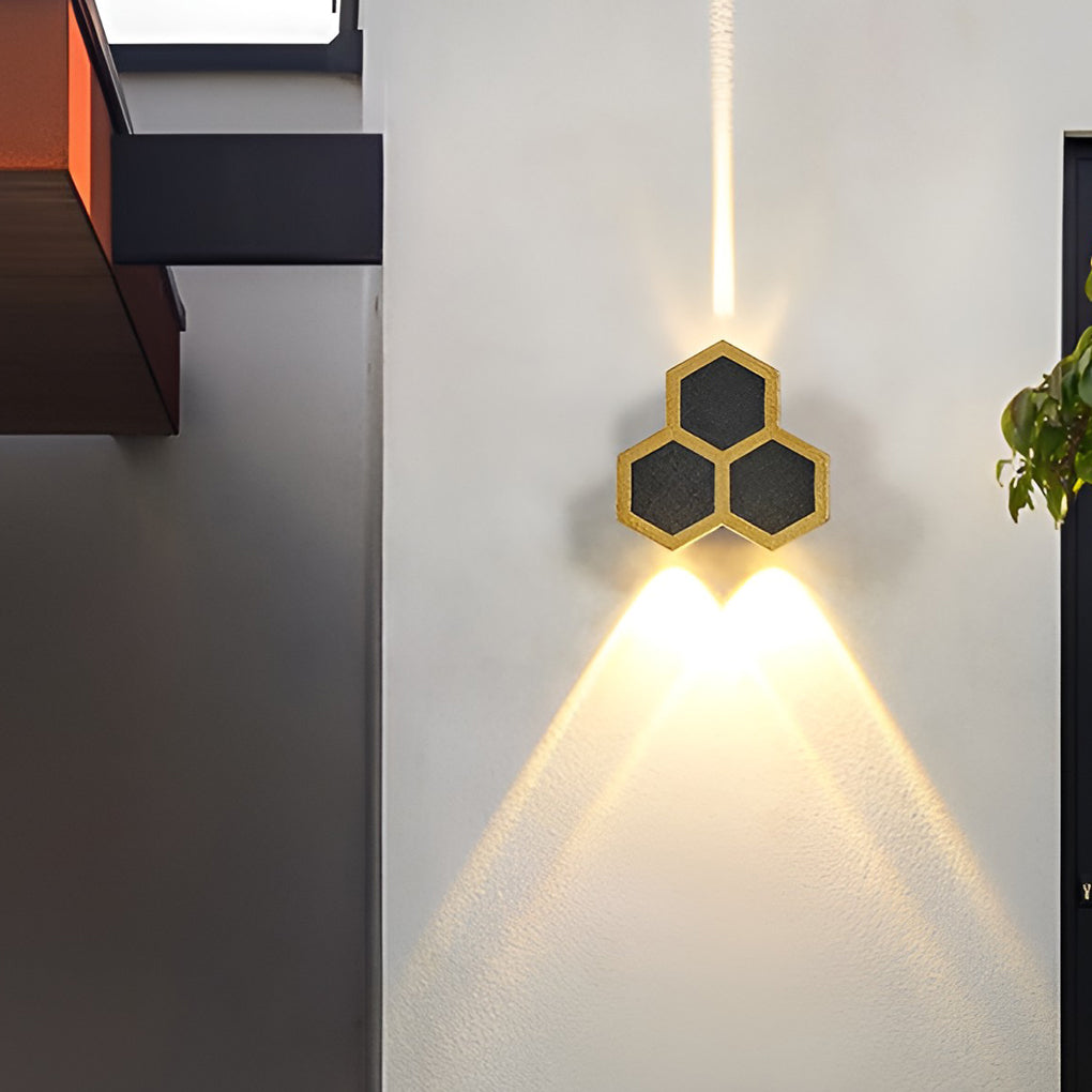 Beehive-shaped LED Up and Down Lights Waterproof Modern Wall Washer Light | Kalsten