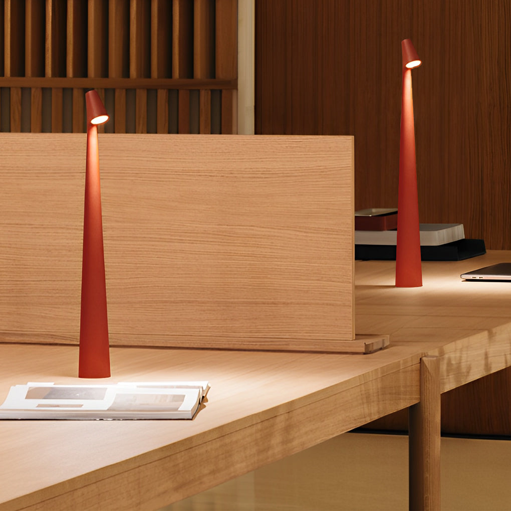 Modern Conical Stem Accent Table Lamp LED | Kalsten