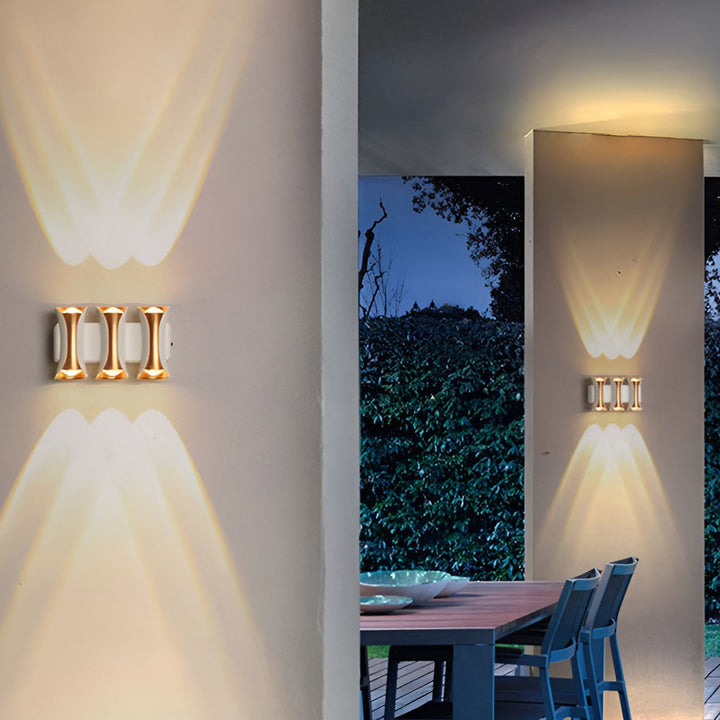 Waterproof Up and Down Lights LED Modern Outdoor Wall Sconce Lighting | Kalsten