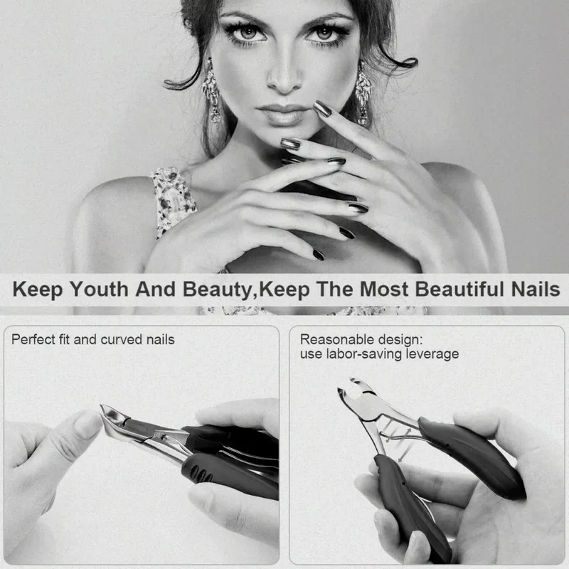 Kalsten | Toenail Clipper for Seniors, Sharp, Ergonomic & Ideal for Thick Nails