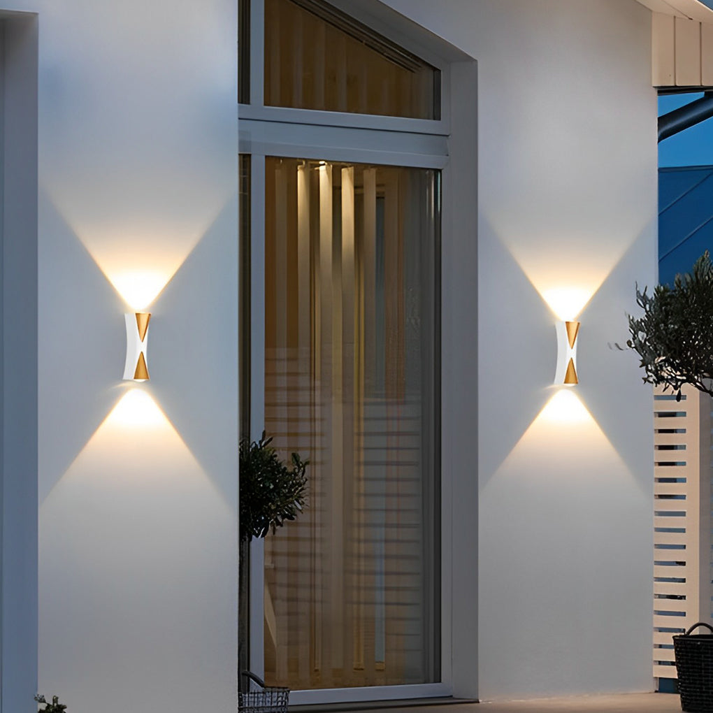 Creative Up and Down Lights LED Waterproof Modern Outdoor Wall Lamp | Kalsten