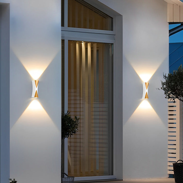 Creative Up and Down Lights LED Waterproof Modern Outdoor Wall Lamp | Kalsten