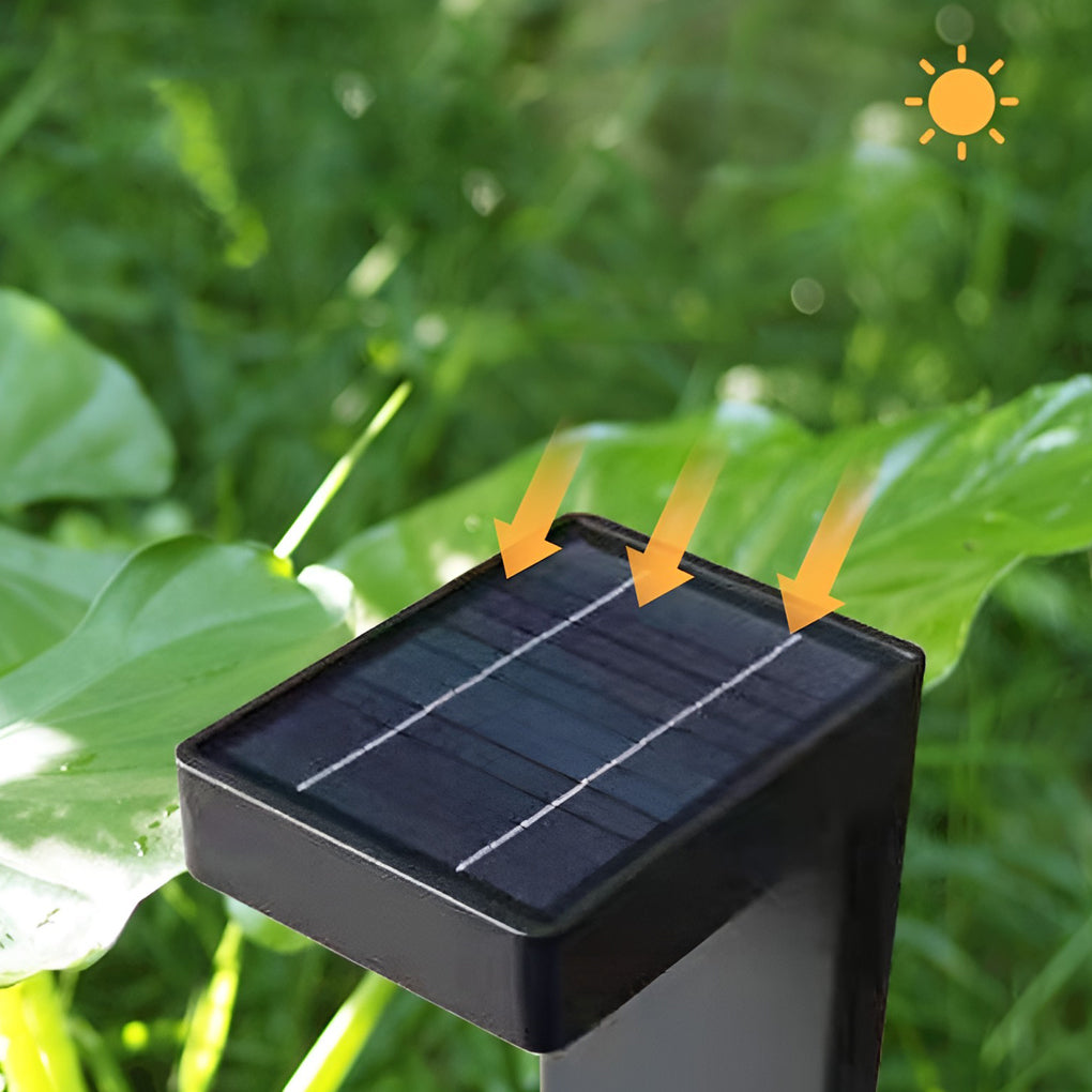 Waterproof Dusk-to-Dawn Sensor LED Modern Outdoor Solar Path Walk Lights Landscape Lights | Kalsten