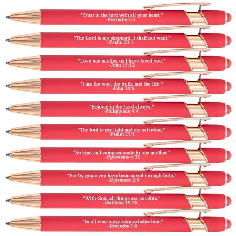 Kalsten | ️Premium Comfort Bible Verse Pens – 10 pcs