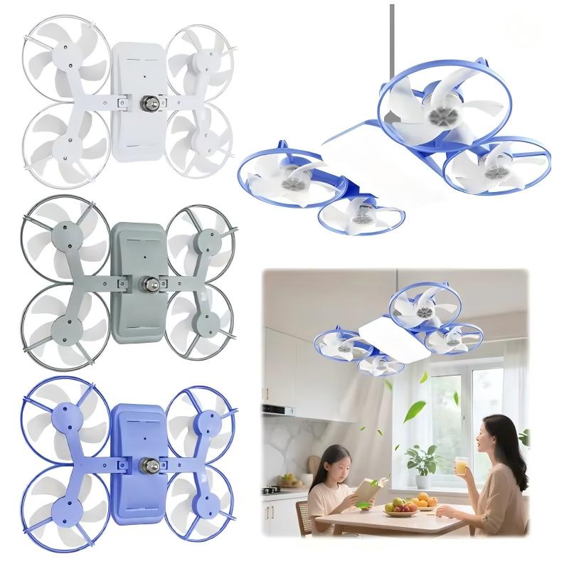 Modern Four Blade Ceiling Fan Light | Kalsten