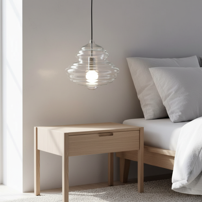 La Toupie Hand-Blown Glass Pendant Light