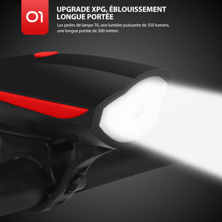 Rechargeable USB Mountain Bike Front Light | Kalsten