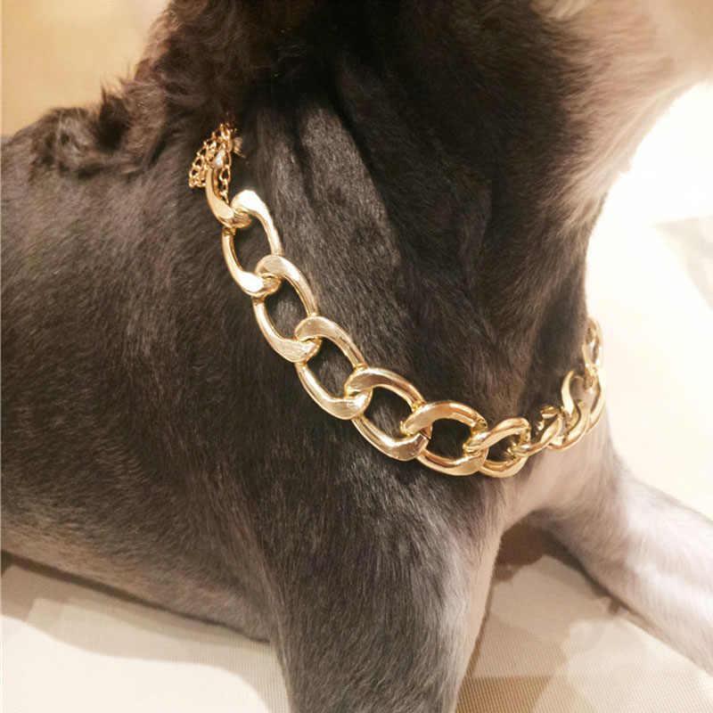 Noxord | Pet Jewelry Thick Gold Chain Collar