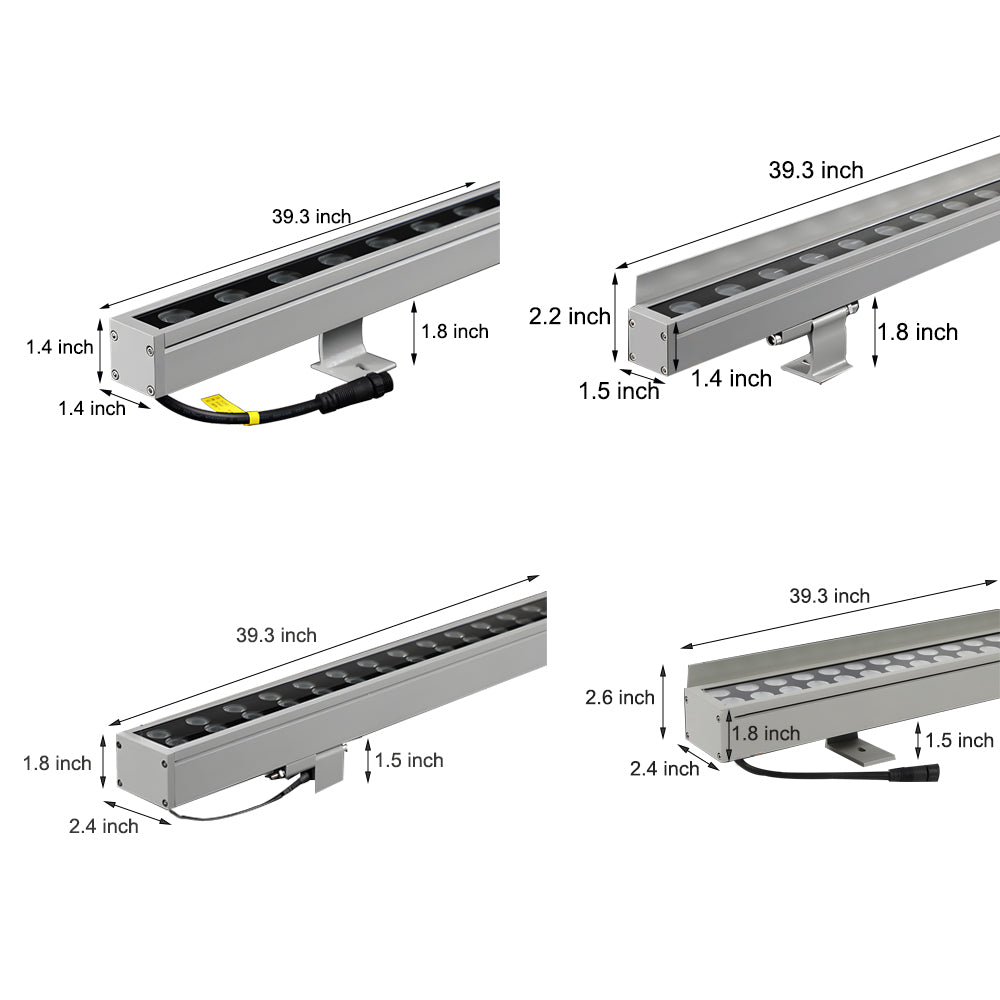 39.3-Inch Long 24V Linear LED Wall Washer | Kalsten