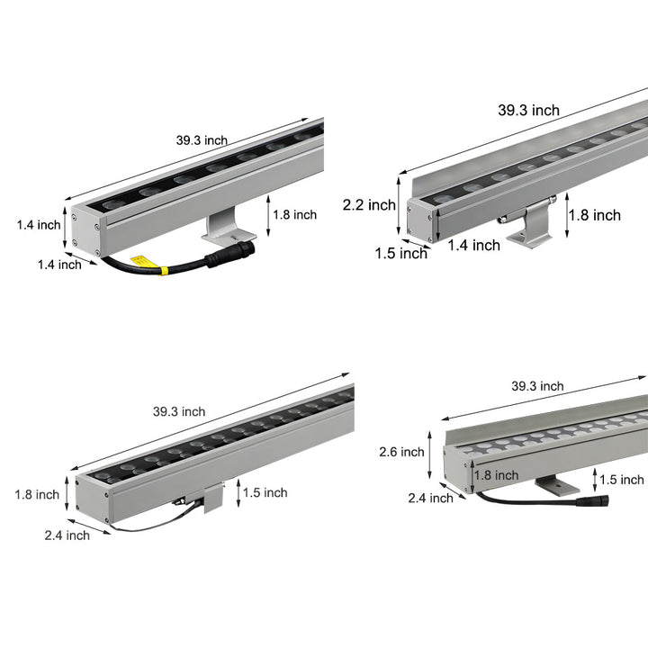 39.3-Inch Long 24V Linear LED Wall Washer | Kalsten