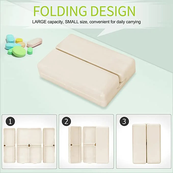 Kalsten | 7 Compartments Portable Medication Organizer