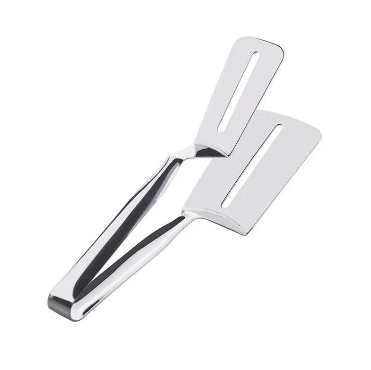 BowLift | Double-sided stainless steel turner with non-slip handle – Ideal for grilling and frying