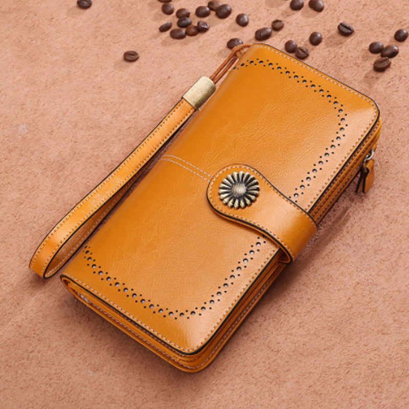 Retro long wallet with large capacity | Kalsten