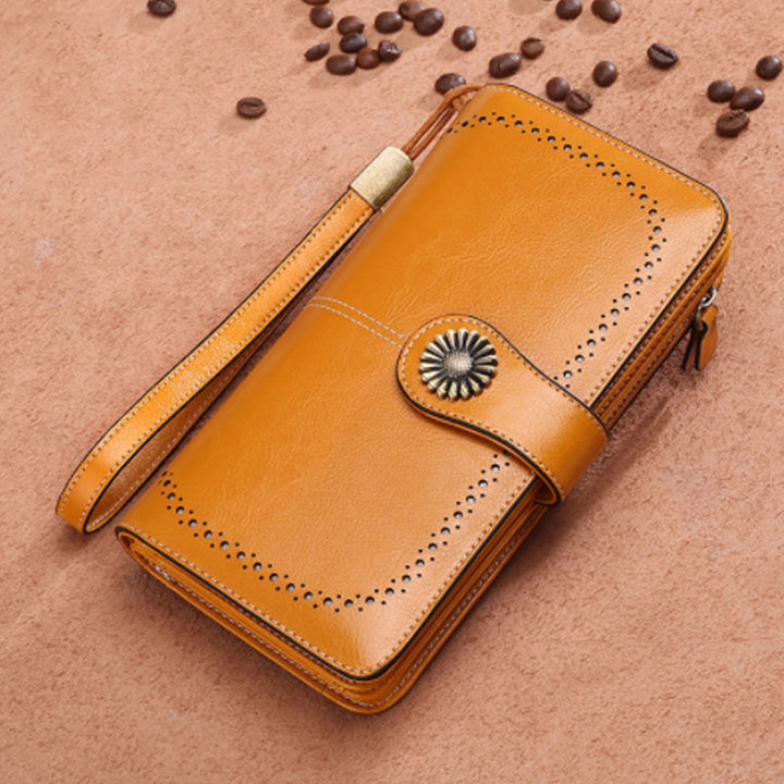 Retro long wallet with large capacity | Kalsten