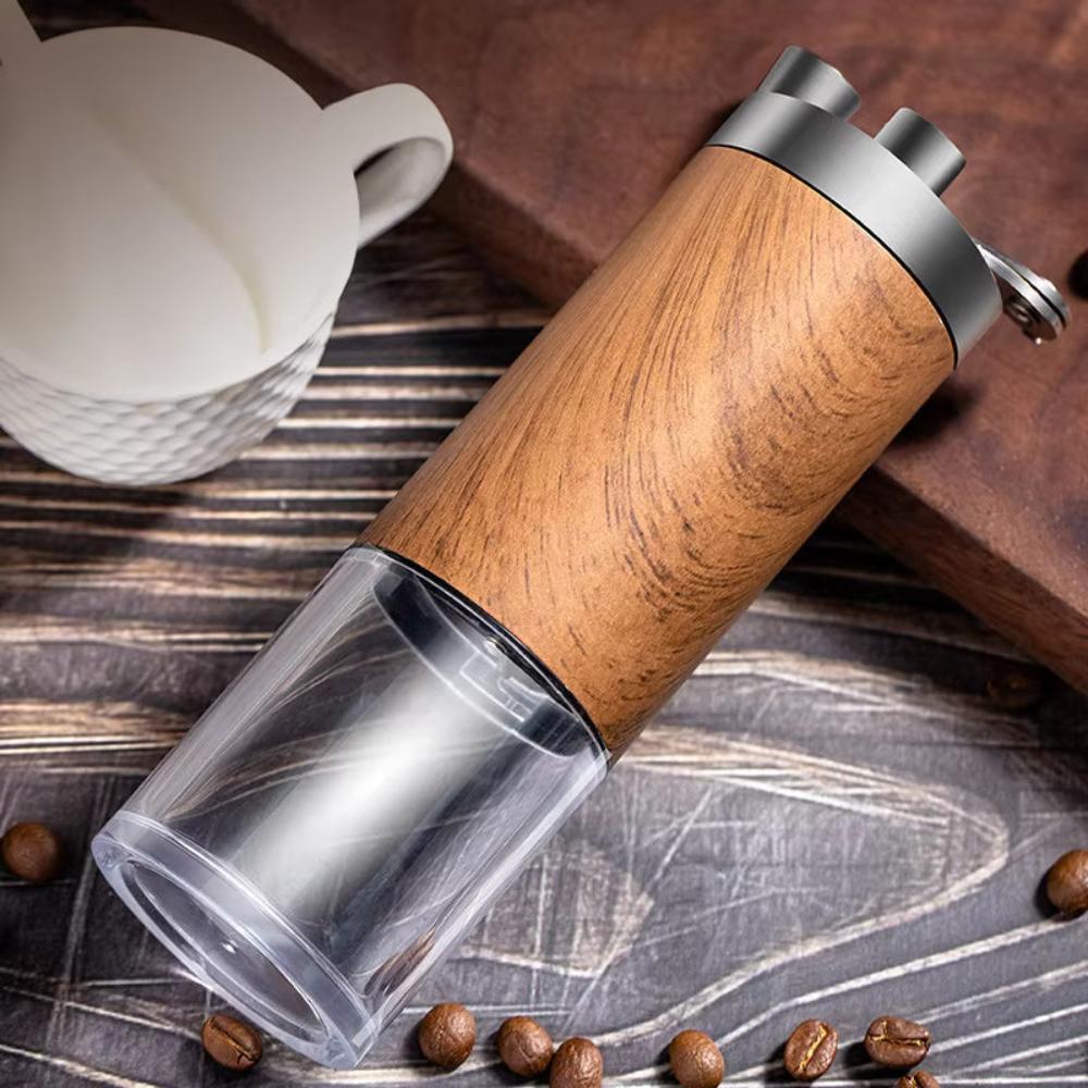 Skanto | Brewora | Handmade Wooden Coffee Grinder – Adjustable Manual Mill for Freshly Ground Coffee