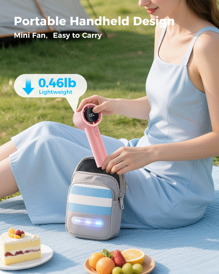 Portable High Speed Handheld Turbo Fan with LED Display | Kalsten