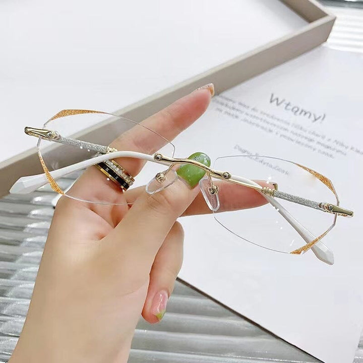 Kalsten | Fashionable rimless anti-blue light reading glasses