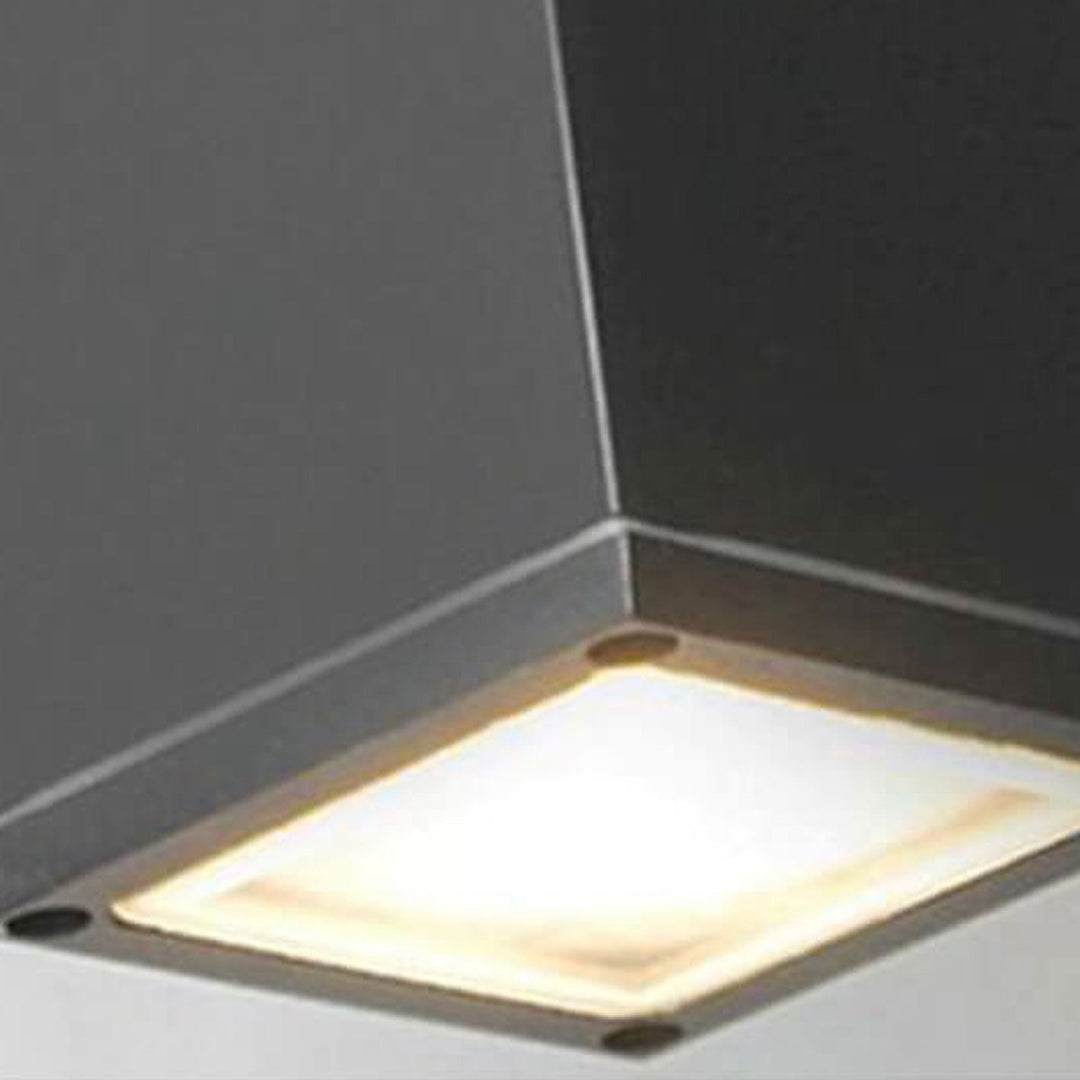 Modern Minimalist Square Column LED Luminous Outdoor Waterproof Wall Sconce Lamp | Kalsten