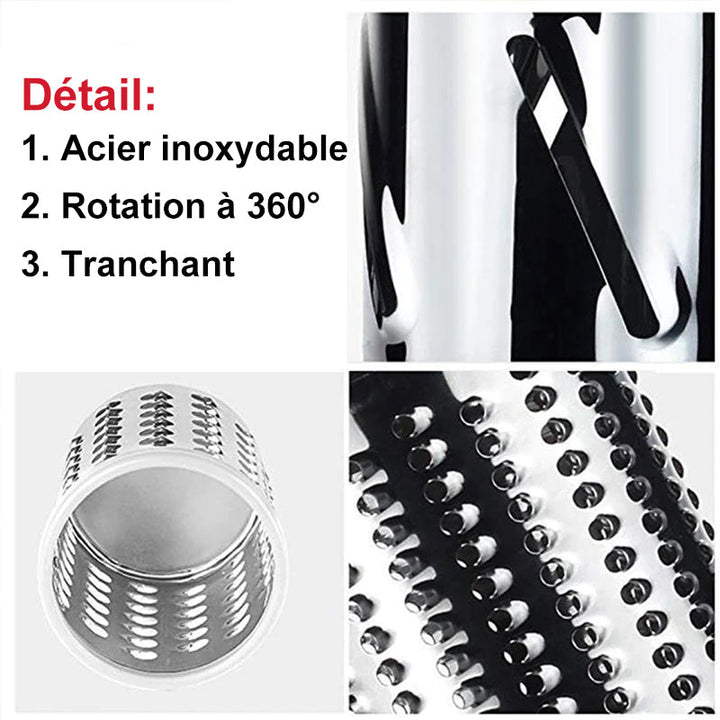 3-in-1 rotary cheese grater vegetable slicer | Kalsten