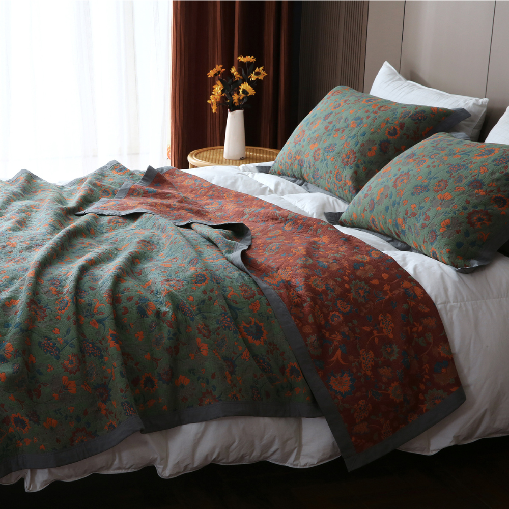 Gothel™ Retro Flower Blanket – Luxury Vintage Atmosphere Kalsten